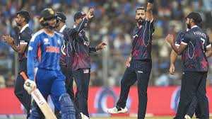  இந்தியா அணி  29 ரன்கள் வித்தியாசத்தில்  அமெரிக்க அணியை வீழ்த்தி வெற்றி .